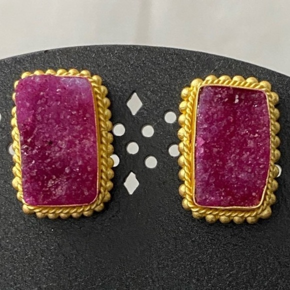 Jewelry - Earth Earrings / CODE: ER 118 / Druzy